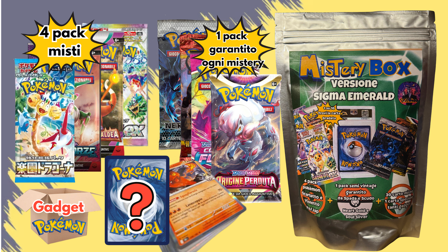 Mistery Box Pokémon Versione Sigma Emerald