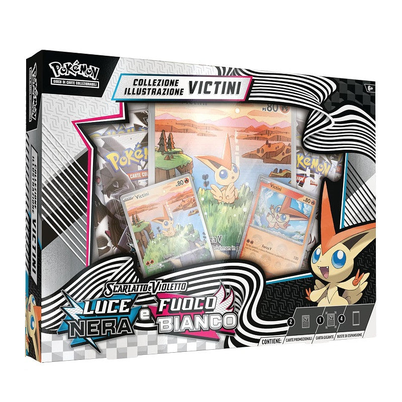 Collezione Victini Pokémon Luce Nera e Fuoco Bianco
