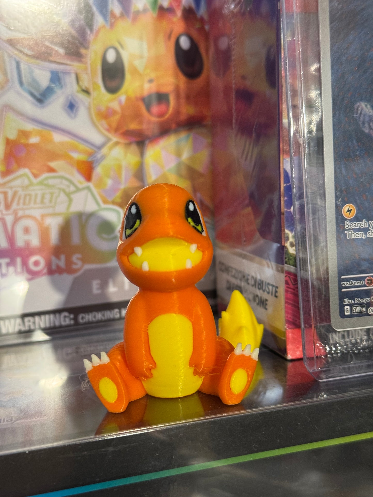 Trio Charmander Bulbasaur Squirtle Chibi Pokèmon Stampati in 3d