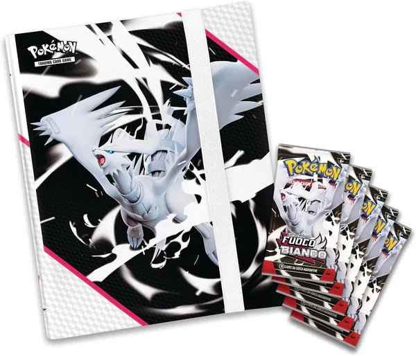 Collezione Pokèmon Fuoco Bianco con Raccoglitore