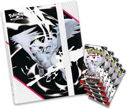 Collezione Pokèmon Fuoco Bianco con Raccoglitore