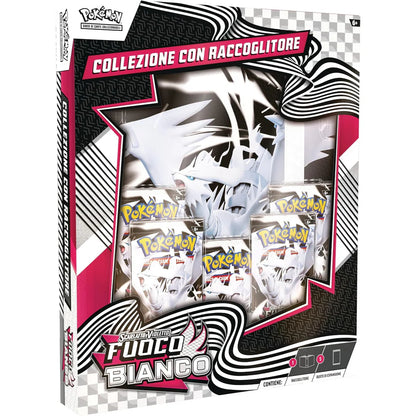 Collezione Pokèmon Fuoco Bianco con Raccoglitore