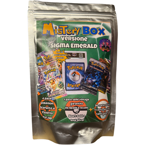 Mistery Box Pokémon Versione Sigma Emerald