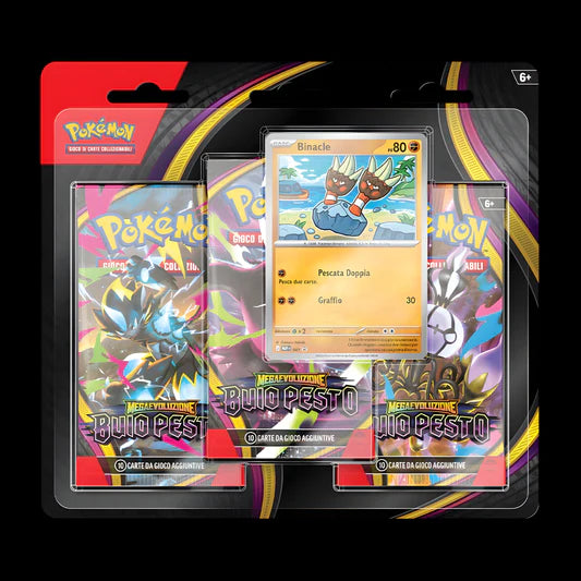 Blster 3 Pack Pokémon Buio Pesto (ITA)